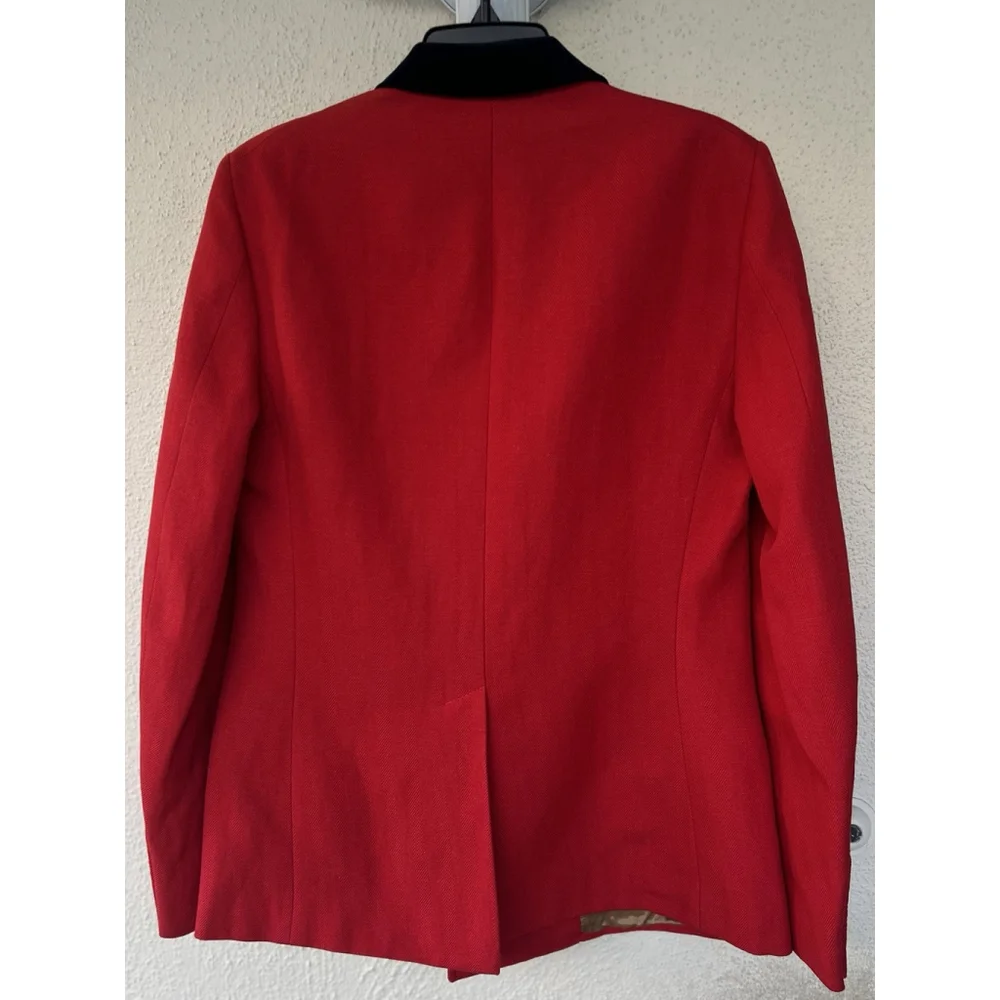 NWT Gucci Wool Linen Double Breast Herringbone Blazer Jacket IT 48 US 38 Formal
